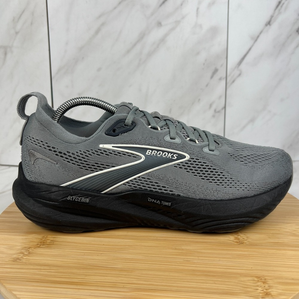 Brooks Glycerin GTS 22 Mens Size 9.5 D Primer Grey Running Shoes 1104451D078